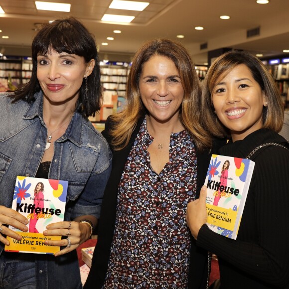 Exclusif - Géraldine Maillet, Valérie Bénaïm - Sortie livre de Valérie Bénaïm à la librairie Eyrolles à Paris le 13 octobre 2019. © Cédric Perrin/Bestimage