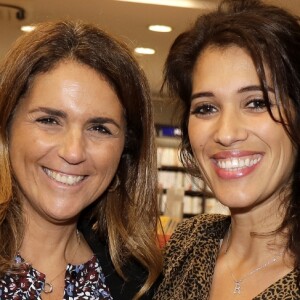 Exclusif - Valérie Bénaïm et Laurie Cholewa - Sortie livre de Valérie Bénaïm à la librairie Eyrolles à Paris le 13 octobre 2019. © Cédric Perrin/Bestimage