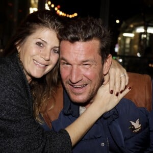 Exclusif - Benjamin Castaldi avec sa femme Aurore Aleman - Sortie livre de Valérie Bénaïm à la librairie Eyrolles à Paris le 13 octobre 2019. © Cédric Perrin/Bestimage