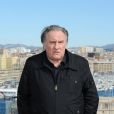Gérard Depardieu durant le photocall organisé pour la présentation de la saison 2 de la série "Marseille" pour Netflix au Sofitel du Vieux Port à Marseille, le 18 février 2018. © Bruno Bebert / Bestimage