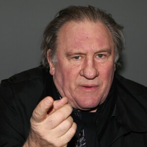 Gérard Depardieu - Salon du livre à la porte de Versailles à Paris le 18 mars 2018. © Denis Guignebourg/Bestimage