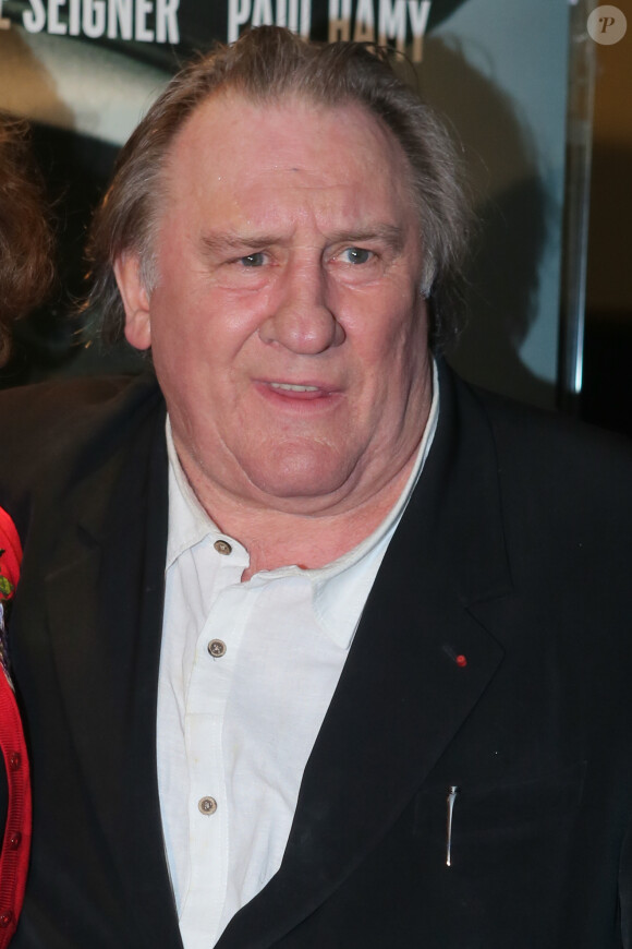 Gérard Depardieu - Avant-première du film "Le divan de Staline" à l'UGC Ciné Cité les Halles à Paris, le 10 janvier 2017. © CVS/Bestimage