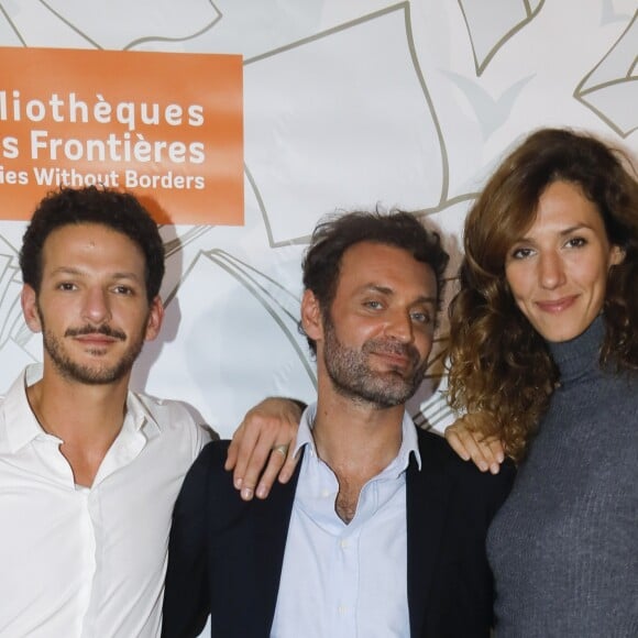 Exclusif - Vincent Dedienne, Augustin Trapenard (parrain de l'association), Doria Tillier - 2e dîner caritatif de l'association "Bibliothèques Sans Frontières" présidée par l'historien P. Weil et en présence de A. Hidalgo (Maire de Paris) à l'Hôtel de Ville de Paris, le 15 octobre 2019. © Christophe Clovis/Bestimage