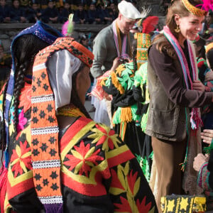 Le prince William, duc de Cambridge, et Catherine (Kate) Middleton, duchesse de Cambridge, vont à la rencontre du peuple Kalash dans la région du Chitral dans le nord-ouest du Pakistan, le 16 octobre 2019.