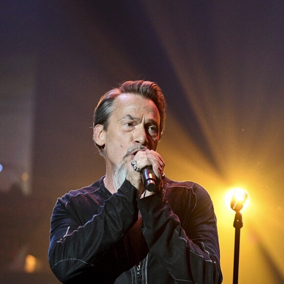 Florent Pagny - Concert caritatif "Leurs Voix pour l'Espoir" au profit de la recherche contre le cancer du pancréas, créé et présenté par L. Cholewa à l'Olympia à Paris, le 7 octobre 2019. © Marc Ausset-Lacroix - Pierre Perusseau / Bestimage