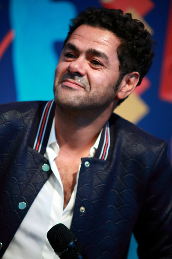 Jamel Debbouze - Les célébrités en concert pendant le festival 'Les Vieilles Charrues' à Carhaix-Plouguer en Bretagne, le 20 juillet 2019.