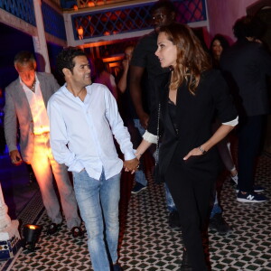 Exclusif - Mélissa Theuriau avec son mari Jamel Debbouze - Fête de clôture du 9ème festival "Marrakech du Rire 2018" au Palais Bahia de Marrakech au Maroc le 15 juin 2019. © Rachid Bellak/Bestimage