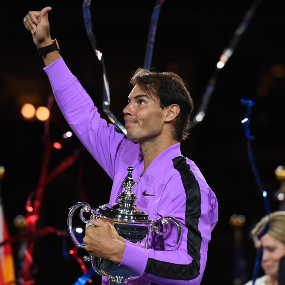 Rafael Nadal - Rafael Nadal remporte l'US Open à New York face au Russe Daniil Medvedev (7-5, 6-3, 5-7, 4-6, 6-4), le 8 septembre 2019.