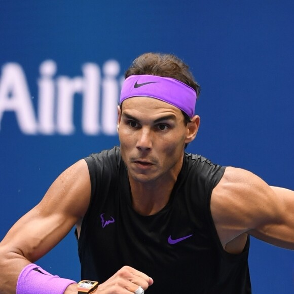 Rafael Nadal - Rafael Nadal remporte l'US Open à New York face au Russe D. Medvedev (7-5, 6-3, 5-7, 4-6, 6-4), le 8 septembre 2019. L'Espagnol remporte ainsi son 19ème Grand Chelem après 4h51 de jeu.  Rafael Nadal wins the US Open in New York against Russian D. Medvedev (7-5, 6-3, 5-7, 4-6, 6-4), September 8, 2019.08/09/2019 - New York