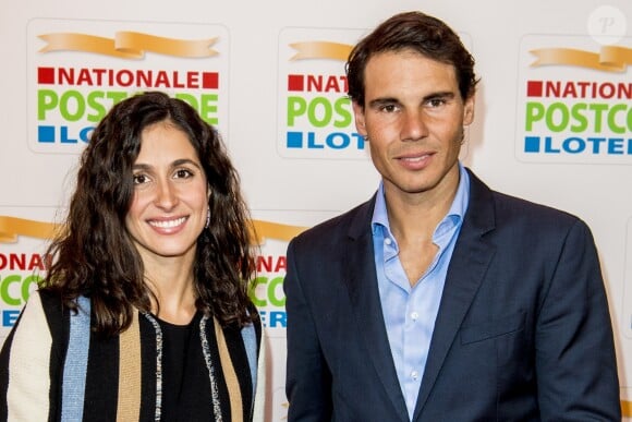 Rafael Nadal et Xisca Perello lors du Goed Geld Gala à Amsterdam. Le 15 février 2018.