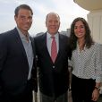 Exclusif - Le prince Albert II de Monaco, Rafael Nadal et Xisca Perello - Inauguration de la suite Rafael Nadal au Monte-Carlo Bay de Monaco le 16 avril 2018 © Jean-François Ottonello / Nice Matin / Bestimage