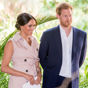 La duchesse Meghan de Sussex et le prince Harry à Johannesburg en Afrique du Sud le 2 octobre 2019.