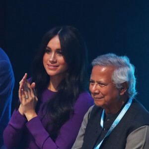 Meghan Markle, duchesse de Sussex, à l'ouverture du sommet One Young au Royal Albert Hall à Londres le 22 octobre 2019.