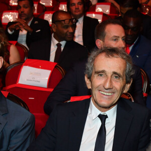 Pierre Casiraghi, Alain Prost, récompensé pour l'ensemble de sa carrière, Prix de la légende 2019, et Didier Deschamps durant la soirée des Sportel Awards 2019 au Grimaldi Forum à Monaco le 22 octobre 2019. © Bruno Bebert/Bestimage 