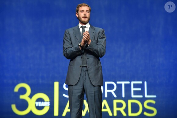Pierre Casiraghi durant la soirée des Sportel Awards 2019 au Grimaldi Forum à Monaco le 22 octobre 2019. © Bruno Bebert/Bestimage