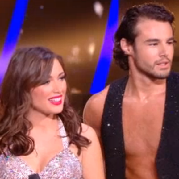 Elsa Esnoult et Anthony Colette lors du premier prime de la saison 10 de Danse avec les Stars sur TF1 le 21 septembre 2019
