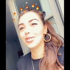 Nabilla Benattia parle de son accouchement, sur Snapchat, le 24 octobre 2019