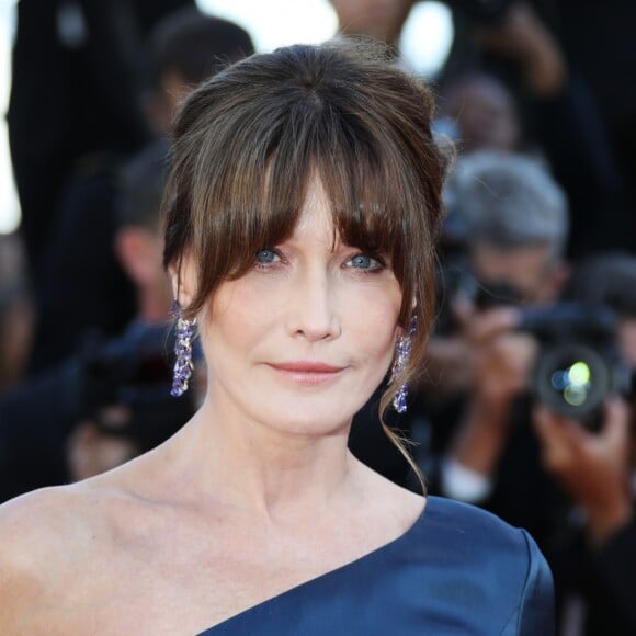 Carla Bruni Sarkozy à la première du film "Les Misérables" lors du 72ème Festival International du Film de Cannes, le 15 mai 2019.