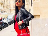 Christina Milian enceinte de M.Pokora : son ventre bien arrondi à Paris
