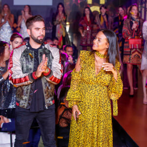 Exclusif - Kendji Girac, Christina Milian (enceinte) - Défilé de la 15ème édition du Casa Fashion Show "Casa Fashion Show Automne/Hiver 2019-2020" au Sofitel Casablanca Tour Blanche à Casablanca, le 12 octobre 2019. © Philippe Doignon/Bestimage