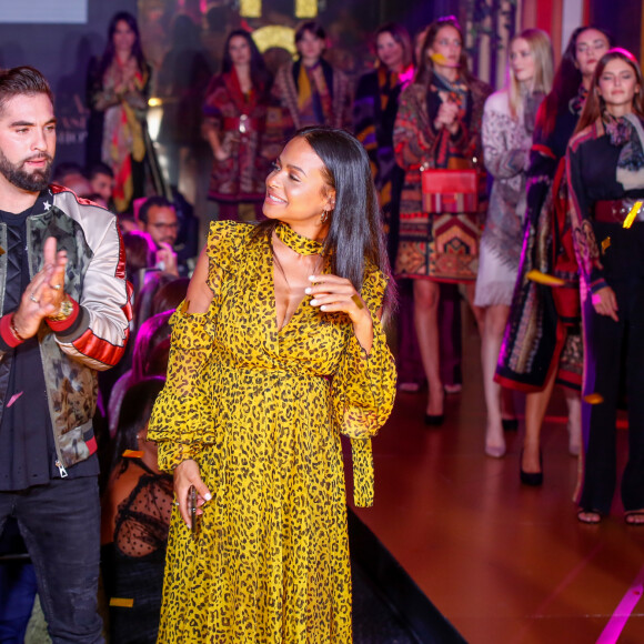 Exclusif - Kendji Girac, Christina Milian (enceinte) - Défilé de la 15ème édition du Casa Fashion Show "Casa Fashion Show Automne/Hiver 2019-2020" au Sofitel Casablanca Tour Blanche à Casablanca, le 12 octobre 2019. © Philippe Doignon/Bestimage