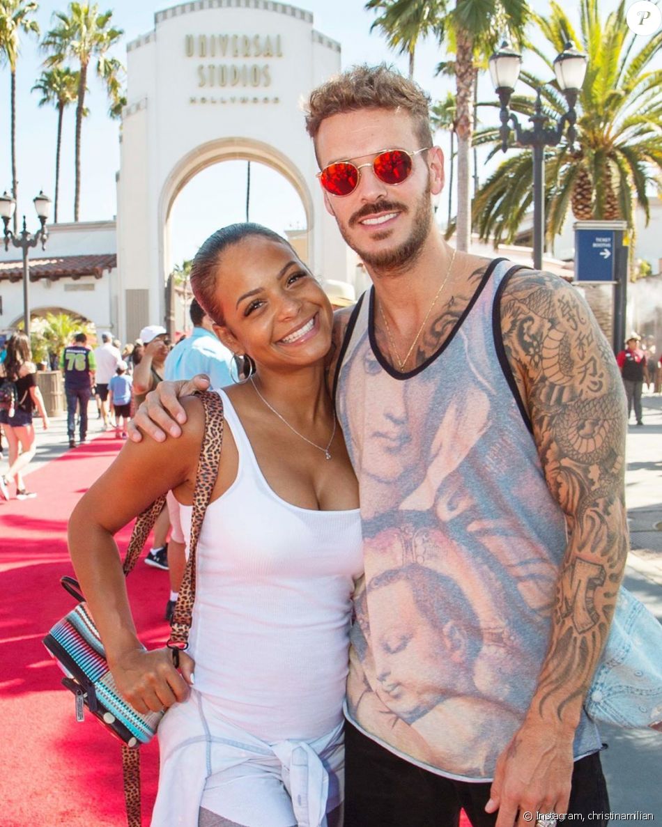 Christina Milian Et M Pokora à Universal Studios Instagram Septembre