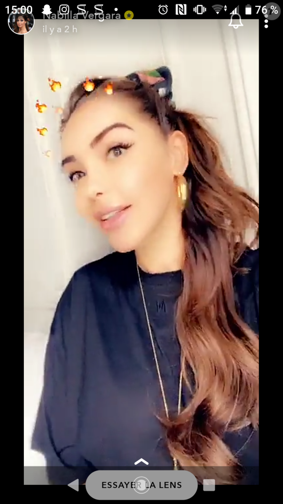 Nabilla Benattia eexplique pourquoi elle a accouché en France, sur Snapchat, le 24 octobre 2019