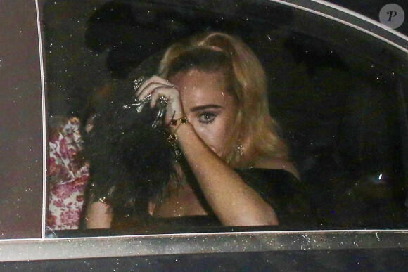 Adele - Les célébrités quittent la soirée d'anniversaire de Drake à Los Angeles, le 24 octobre 2019.