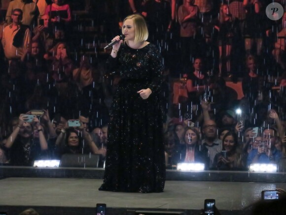 La diva Adele à la Bridgestone Arena de Nashville, le 16 octobre 2016