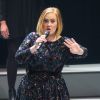 La chanteuse Adele à la Bridgestone Arena de Nashville, le 16 octobre 2016