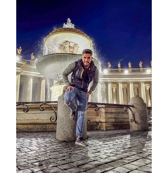 Florian de "Mariés au premier regard" à Rome - Instagram, 19 novembre 2018