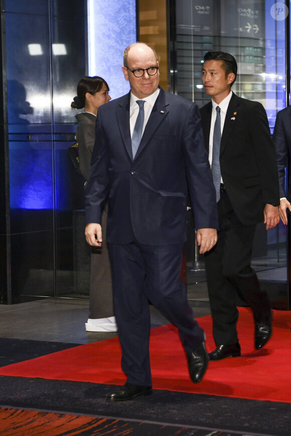 Le prince Albert II de Monaco - Arrivées au banquet d'Etat pour l'empereur Naruhito organisé par le premier ministre Shinzo Abe à Tokyo, au Japon le 23 octobre 2019.