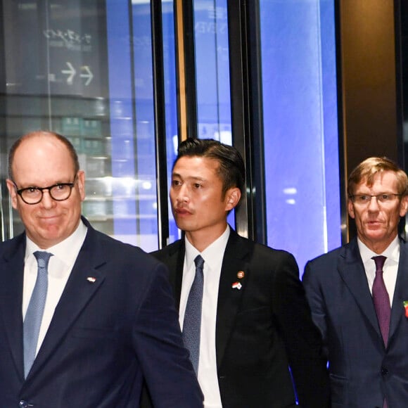 Le prince Albert II de Monaco - Arrivées au banquet d'Etat pour l'empereur Naruhito organisé par le premier ministre Shinzo Abe à Tokyo, au Japon le 23 octobre 2019.