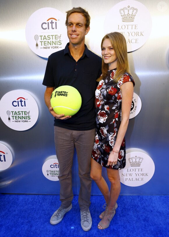 Sam Querrey et Abby Dixon lors de la soirée de gala The Citi Taste of Tennis au Ciprian à New York City, New York, Etats-Unis, le 23 août 2018. © Charles Guerin/Bestimage