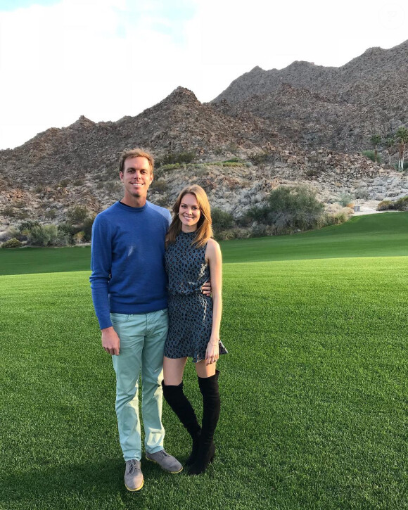 Sam Querrey et sa femme Abby à Palm Desert (Californie) en novembre 2018, photo Instagram.