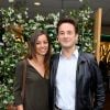 Nathanaël de Rincquesen et sa compagne Caroline au village lors des internationaux de France de tennis de Roland Garros, Jour 3, à Paris le 29 mai 2018. © Dominique Jacovides / Cyril Moreau / Bestimage