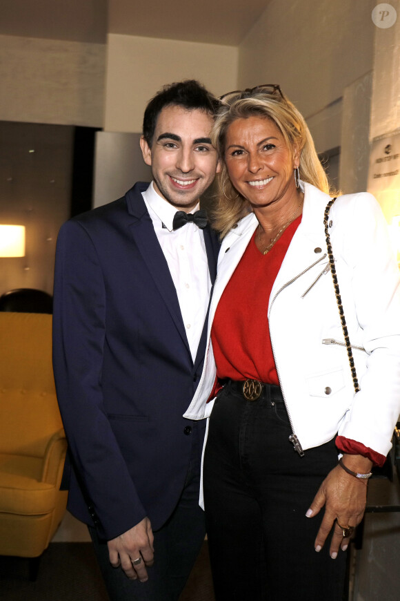 Exclusif - Jordan de Luxe et Caroline Margeridon - Tournage de l'émission "L'instant de Luxe" pour la chaîne "Non Stop People" à Paris le 4 octobre 2019. © Cédric Perrin/Bestimage
