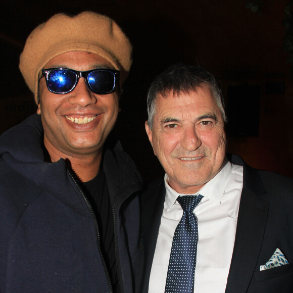 Doc Gynéco et Jean-Marie Bigard - Soirée de lancement du parfum "L'Ogre" et des vins de J.M Bigard au Manko à Paris, le 28 octobre 2019. © Philippe Baldini/Bestimage