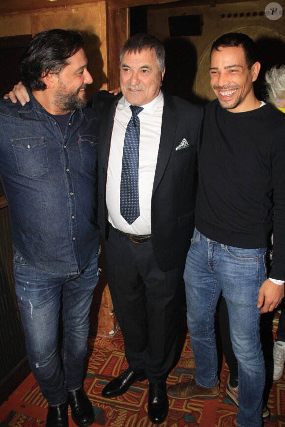 Titoff, Jean-Marie Bigard, Steevy Boulay - Soirée de lancement du parfum "L'Ogre" et des vins de J.M Bigard au Manko à Paris, le 28 octobre 2019. © Philippe Baldini/Bestimage