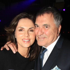 Caroline Barclay, Jean-Marie Bigard - Soirée de lancement du parfum "L'Ogre" et des vins de J.M Bigard au Manko à Paris, le 28 octobre 2019. © Philippe Baldini/Bestimage