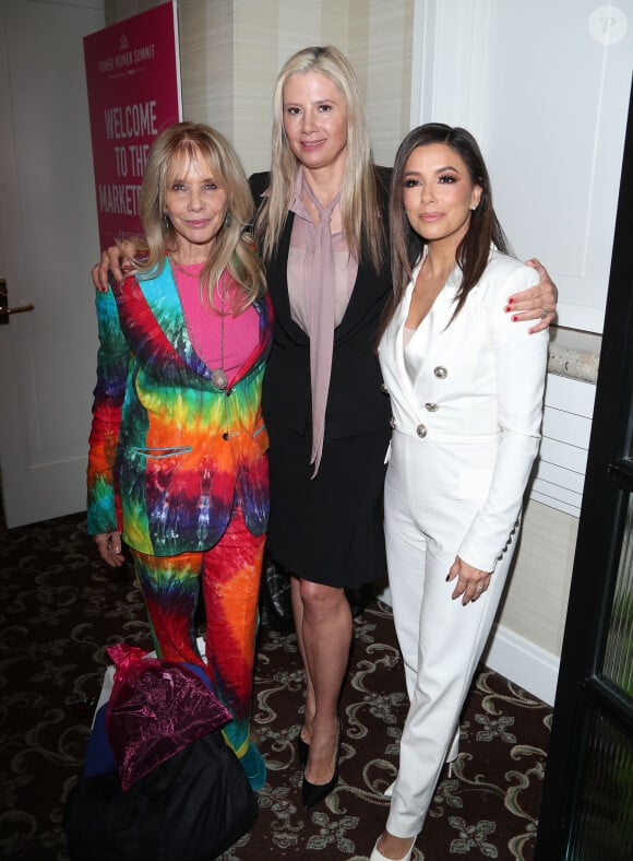 Rosanna Arquette, Mira Sorvino et Eva Longoria au sommet "TheWrap Power Women Summit" à Santa Monica, le 25 octobre 2019.