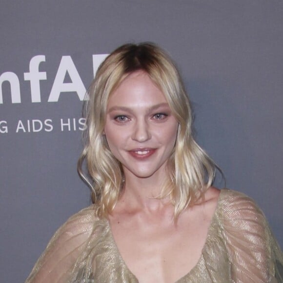 Sasha Pivovarova au photocall de la 21ème édition du "amfAR Gala" au profit de la recherche contre le SIDA au Cipriani Wall Street à New York, le 6 février 2019.