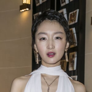 Zhou Dongyu - Soirée de cocktail Boucheron Place Vendôme lors de la fashion week à Paris, le 20 janvier 2019. © Olivier Borde/Bestimage