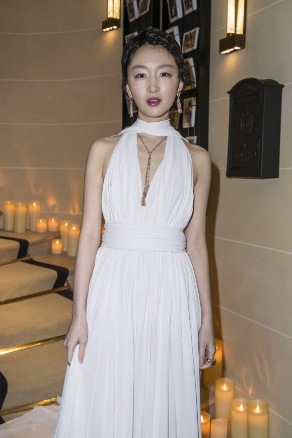 Zhou Dongyu - Soirée de cocktail Boucheron Place Vendôme lors de la fashion week à Paris, le 20 janvier 2019. © Olivier Borde/Bestimage