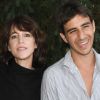 Yvan Attal, sa compagne Charlotte Gainsbourg et leur fils Ben Attal lors de la 12e édition du festival du Film Francophone d'Angoulême, France, le 20 août 2019. © Coadic Guirec/Bestimage