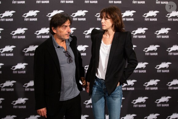 Yvan Attal et Charlotte Gainsbourg lors du photocall de "Mon chien Stupide " pour la 34e édition du FIFF - Festival International du Film Francophone de Namur. Belgique, Namur, le 1er octobre 2019.