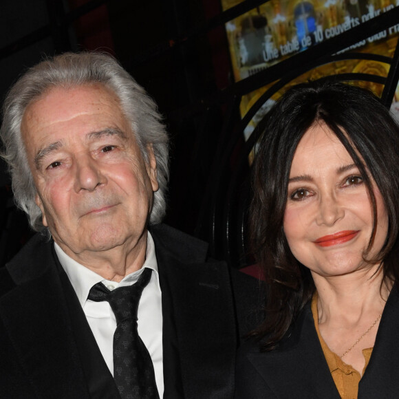 Pierre Arditi et sa femme Evelyne Bouix au 14e Gala de la Fondation pour la recherche sur Alzheimer à l' Olympia à Paris le 18 mars 2019. © Coadic Guirec/Bestimage