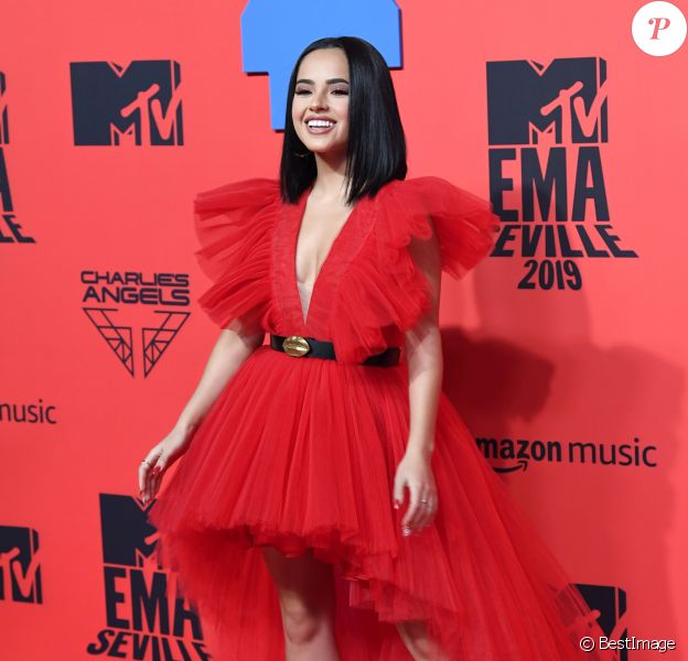 Becky G assiste aux MTV European Music Awards 2019 (MTV EMA's) au FIBES Conference and Exhibition Centre à Séville en Espagne, le 3 novembre 2019.
