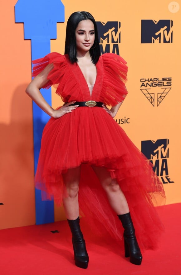 Becky G assiste aux MTV European Music Awards 2019 (MTV EMA's) au FIBES Conference and Exhibition Centre à Séville en Espagne, le 3 novembre 2019.
