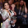 Halsey remporte l'award de Meilleur artiste pop aux MTV European Music Awards 2019 (MTV EMA's) au FIBES Conference and Exhibition Centre à Séville en Espagne, le 3 novembre 2019.
